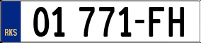 Truck License Plate